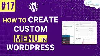 WordPress Menu कैसे बनाये? Creating a Custom Menu in WordPress