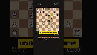 Chess Stream _ Mate Calculated Play Dutch Defense as White #chess #lichess #stream