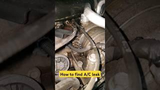How to find A/C leak #mechanic #howto #cars