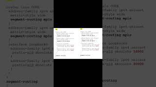 Segment routing on IOSXR brief