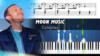 Coldplay - MOON MUSiC - Piano Tutorial with Sheet Music