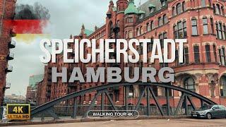 Speicherstadt “City of Warehouses” | UNESCO World Heritage Site | 4K Walking Tour | Hamburg