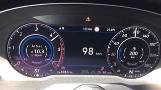 VW Arteon 0-150 km/h 150PS DSG TDI