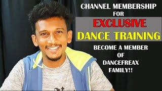New Announcement: Exclusive Dance Training (Channel Membership) | Nishant Nair | Dance FreaX