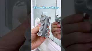 Creative Household Silicone Caterpillar Shower Bracket Anti-Slip Bathroom Suction Cup Perforation