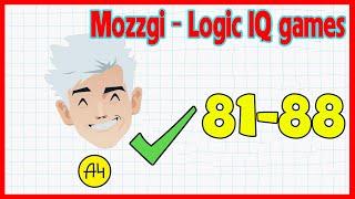 Mozzgi Logic IQ Level 81 82 83 84 85 86 87 88 Solution Walkthrough