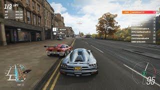 Forza Horizon 4 - Koenigsegg CCX is Somewhat Drivable in S1-Class [Ranked Adventure]