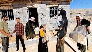 Akram and Ali's Exciting Adventures: Building a Shelter and Its Interesting Events