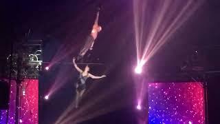 Aerial straps’ duet performance at Dublin Circus Extreme 2022