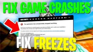 MODERN WARFARE 2: FIX CRASHES and Game FREEZES! (MW2 Fix Crashing)