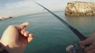 თევზაობა ზღვაზე ტივტივით.....pesca all'inglese dalla scogliera