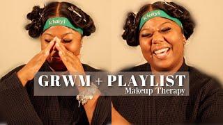 Get Ready W/ Me + My VERY random Playlist |itsreallyadree