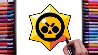 How to Draw Brawl Stars logo Step by Step Easy Drawing Tutorial