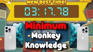 BTD6 Race Mobile Friendly Tutorial  Minimum Monkey Knowledge  Attack from the Yacht!