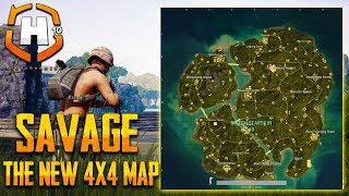 PUBG NEW MAP - CODE NAME SAVAGE: FIRST LOOKS & CHICKEN DINNERS