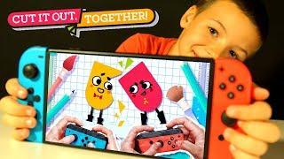 SnipperClips Nintendo Switch Cooperative Gameplay