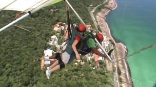 Полет на Дельтаплане над  Рио де Жанейро /Hang-glider Flight in Rio de Janeiro. Full Version