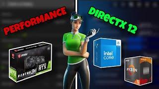 DirectX 12 vs Performance Mode Fortnite *2025*