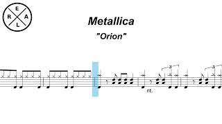 Orion  - Metallica Drumscore