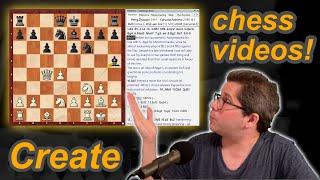 Learn how to make a chess video in 5 minutes!