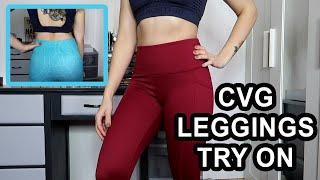 TESTING INSTAGRAM BRAND  LEGGINGS! CVG LEGGING REVIEW + TRY ON