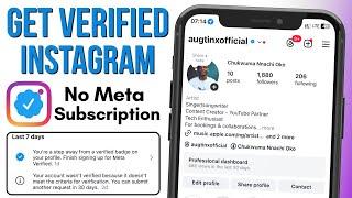 HOW TO GET INSTAGRAM VERIFIED (2025 Guide) Request Verification on Instagram