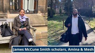 JMS scholars Amina & Mesh share about their time in Glasgow