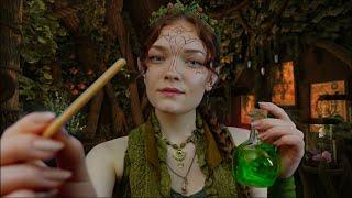 ASMR  You ate poisonous mushrooms! Elven Healer helps you ‍️