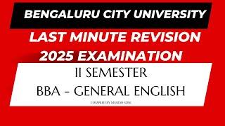 REVISION-BCU-2nd BBA-General English-SEP SYLLABUS