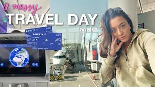 A *VERY* UNLUCKY TRAVEL DAY ️ travel with me to my 7th cruise ship contract, BUF→ATH ️