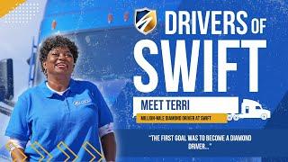 Drivers of Swift | Meet Terri: A Million-Mile Diamond Driver at Swift Transportation