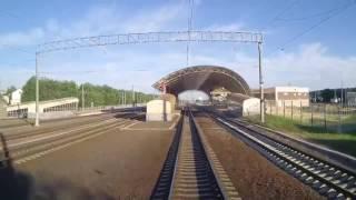 Cab View Train Minsk Molodechno (Belarus)