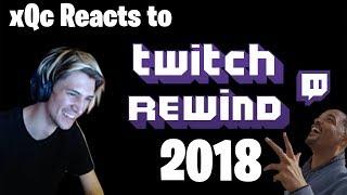 xQc Reacts to Twitch Rewind 2018 | With Chat