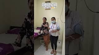 Pasien Ny.N melahirkan dengan penuh kesabaran tanpa ngeluh #bidan #persalinannormal