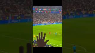 Cristiano Ronaldo scores a penalty and apologizes to the fans Poltugal Slovenia #euro2024 #football