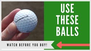  5 BEST GOLF BALLS FOR BEGINNERS & High Handicappers