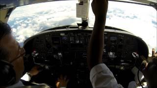 IFR flight in a Citation V - departure in heavy rain!