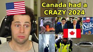 American Reacts to Canada's 2024 Recap