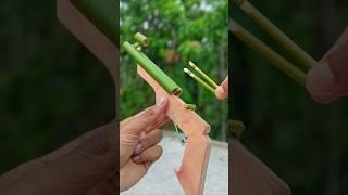 Bamboo Creations with Mini Bamboo Slingshots #bamboo #bamboocrafts #bambooart #Diy