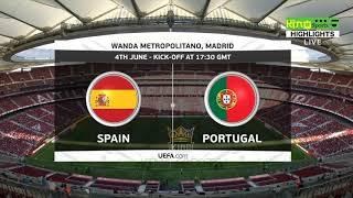 spain vs portugal 4/06/2021 highlights