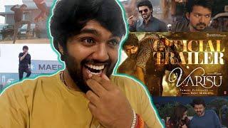 Varisu Official Trailer | REACTION!! | Thalapathy Vijay | Rashmika | Vamshi Paidipally | S.Thaman