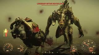 Gatling Laser VS Legendary Mythic Deathclaw Fallout 4