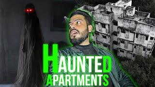 Exploring HAUNTED APARTMENTS 12 AM Midnight | Night of horror | Paranormal investigation