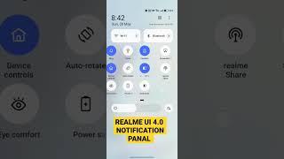 realme new update new notification panel realme realmeui 4.0 notification settings #update #realme