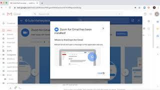 How to ADD ZOOM ADD ON to GMAIL?