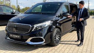 2023 Mercedes V Class Long + VIP Luxury FULL Review V300d Klassen VIP Edition Interior