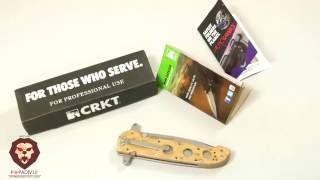 Нож складной CRKT Desert Camo, M16-14ZSF (насечки) (Видео-Обзор)