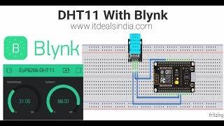 DHT11 And NodeMCU Wuth Blynk Step By Step |HINDI|