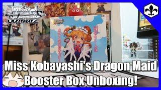 Miss Kobayashi's Dragon Maid Weiss Schwarz Booster Box Opening