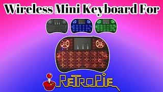 Wireless Mini Keyboard Fully Backlit For RetroPie & Raspberry Pi + PC Xbox PlayStation & More